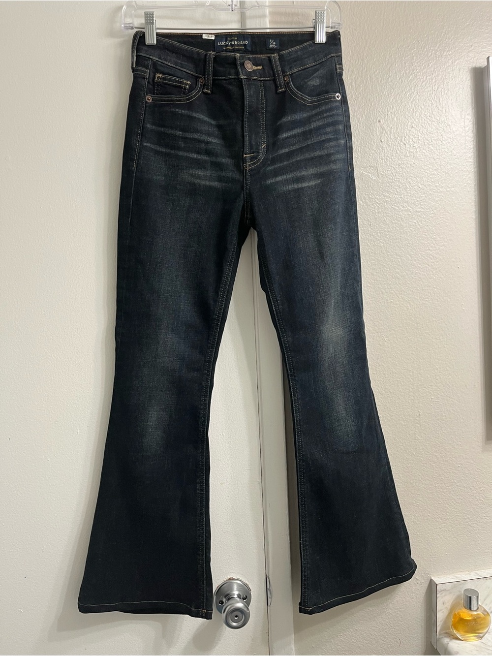Lucky Brand Women's Black Wash Flare Jeans